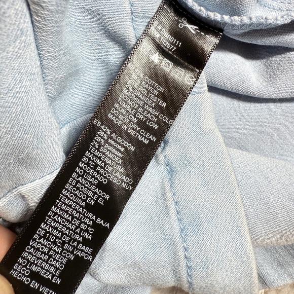 Denim Blvd Strapless Romper Medium Jumpsuit Belted Casual Night Out Western - Picture 12 of 13